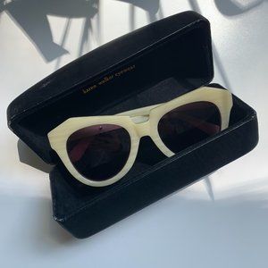 Karen Walker number one sunglasses in vanilla wood